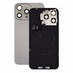 Rear Housing Glass for iPhone 15 Pro Max, Natural Titanium, Pulled A