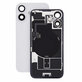Rear Housing Glass for iPhone 16, White, Pulled A