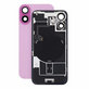 Rear Housing Glass for iPhone 16, Pink, Pulled A
