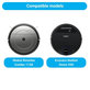 Replacement set for iRobot Roomba Combo 1138, Ecovacs Deebot Ozmo 930 (2x Main brushes, 4x Filters, 4 pairs of Side brushes, 4x Mop cloths)