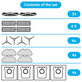 Replacement set for Xiaomi Viomi Alpha 2 PRO, V5 PRO, V5 (2x Main brushes, 4x Filters, 4x Side brushes, 4x Mop cloths, 4x Dust bags)