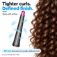 Long Curling Barrel for Dyson Airwrap HS01, HS05, 20 mm, Nickel / Fuchsia