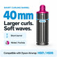 Short Curling Barrel for Dyson Airwrap HS01, HS05, 40 mm, Nickel / Fuchsia