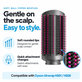 Soft Smoothing Brush for Dyson Airwrap HS01, HS05, Iron / Fuchsia