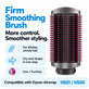 Firm Smoothing Brush for Dyson Airwrap HS01, HS05, Iron / Fuchsia