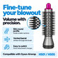 Small Round Volumizing Brush for Dyson Airwrap HS01, HS05, Iron / Fuchsia