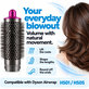 Medium Round Volumizing Brush for Dyson Airwrap HS01, HS05, Iron / Fuchsia