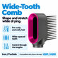 Wide-Tooth Comb for Dyson Airwrap HS01, HS05, Iron / Fuchsia