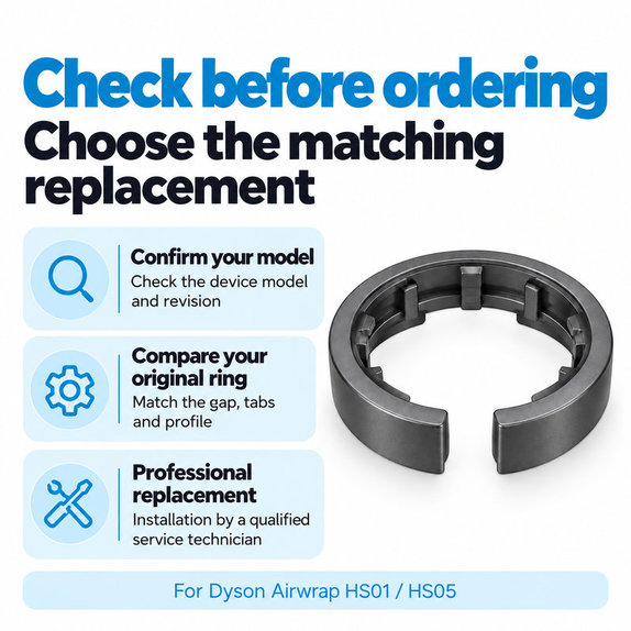 Attachment Lock Ring for Dyson Airwrap HS01, HS05