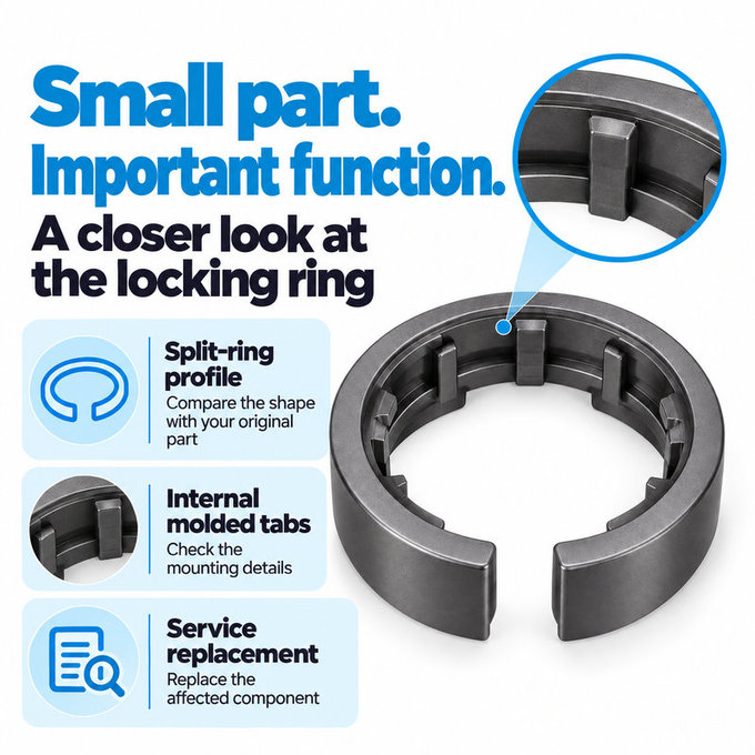 Attachment Lock Ring for Dyson Airwrap HS01, HS05