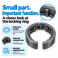 Attachment Lock Ring for Dyson Airwrap HS01, HS05