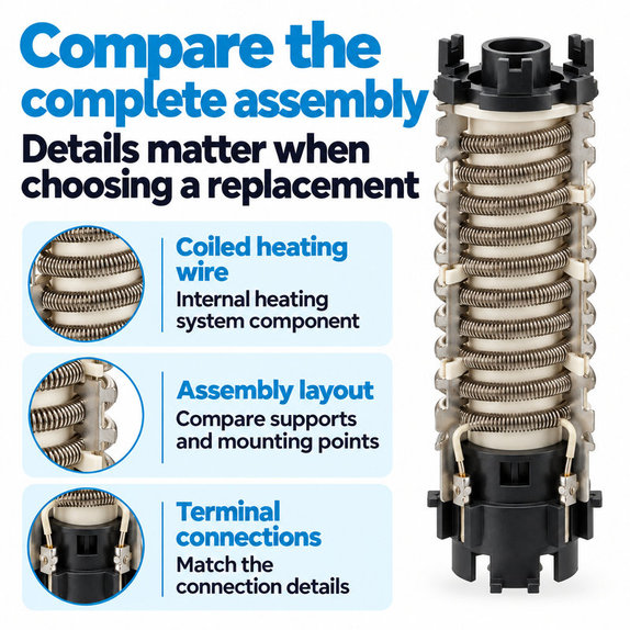 Heating Wire Assembly for Dyson Airwrap HS01, HS05