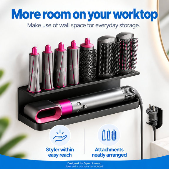 Wall Holder for Dyson Airwrap