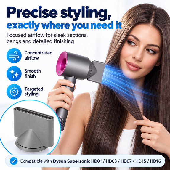Styling Concentrator for Dyson Supersonic HD01, HD03, HD07, HD15, HD16