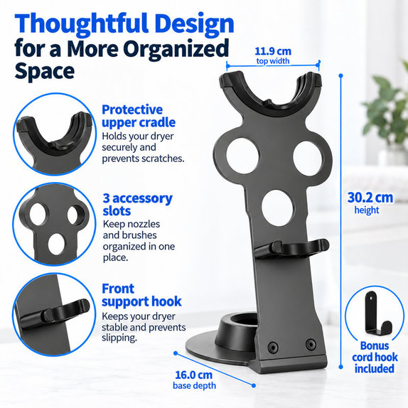 Universal Organizer Stand for Dyson Styling Accessories