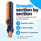 Hair Straightening Attachment for Dyson Airwrap HS01, HS05, HS08
