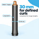 Long Curling Barrel for Dyson Airwrap HS01, HS05, 30 mm, Nickel / Copper