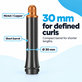 Short Curling Barrel for Dyson Airwrap HS01, HS05, 30 mm, Nickel / Copper