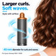 Short Curling Barrel for Dyson Airwrap HS01, HS05, 40 mm, Nickel / Copper