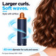 Short Curling Barrel for Dyson Airwrap HS01, HS05, 40 mm, Prussian Blue / Rich Copper