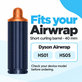 Short Curling Barrel for Dyson Airwrap HS01, HS05, 40 mm, Prussian Blue / Rich Copper