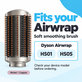Soft Smoothing Brush for Dyson Airwrap HS01, HS05, Nickel / Copper