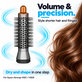 Small Round Volumizing Brush for Dyson Airwrap HS01, HS05, Nickel / Copper