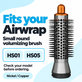 Small Round Volumizing Brush for Dyson Airwrap HS01, HS05, Nickel / Copper