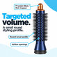Small Round Volumizing Brush for Dyson Airwrap HS01, HS05, Prussian Blue / Rich Copper