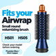 Small Round Volumizing Brush for Dyson Airwrap HS01, HS05, Prussian Blue / Rich Copper