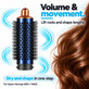 Medium Round Volumizing Brush for Dyson Airwrap HS01, HS05, Prussian Blue / Rich Copper