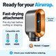 Fast Dryer Attachment for Dyson Airwrap HS01, HS05, Nickel / Copper