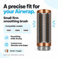 Small Firm Smoothing Brush for Dyson Airwrap HS01, HS05, HS08, Nickel / Copper