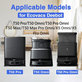 Mop Cloth, 2pcs for Ecovacs Deebot T50 Omni, T50 Pro Omni, T50 Max, T50 Max Pro Omni, T30c, T30c Omni, X5 Omni, X5 Pro Omni