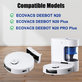 Mop Cloth, 2pcs for Ecovacs Deebot N20, N20 Plus, N20 Pro Plus