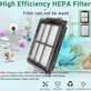 HEPA Filter, 2pcs for iRobot Roomba Plus 505, 507, 405, 4020