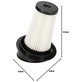 Dust Filter, 2pcs for Rowenta RH6545