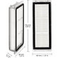 HEPA Filter, 2pcs for Xiaomi Dreame L20 Ultra, X20 Pro, X20 Pro Plus