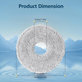 Mop Cloth, 2pcs for Xiaomi Dreame X40 Ultra, L40 Ultra, L10s Ultra, Pro Gen2, Mova E30 Ultra