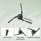 Side Brush, 2pcs for Xiaomi Dreame X50 Ultra, X40 Ultra, L40 Ultra, L40s Pro Ultra, Mova V50 Ultra, P60