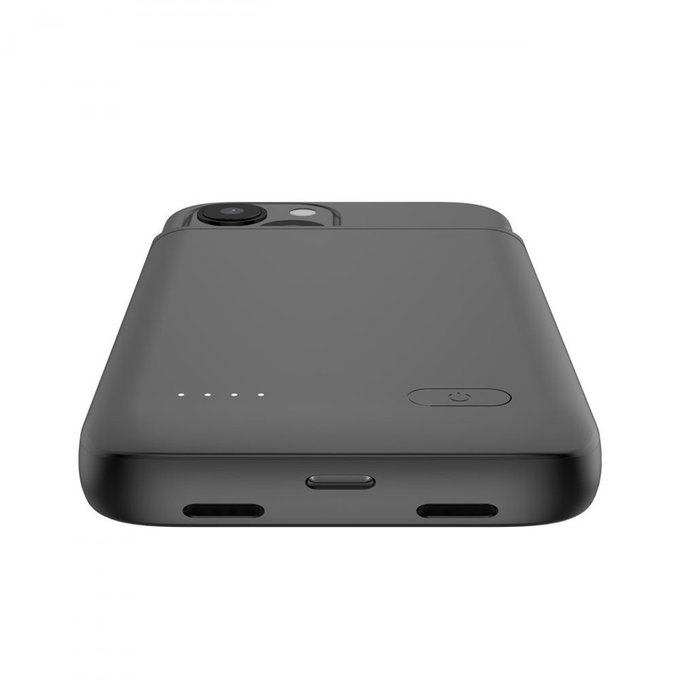 Power bank Powercase 4700mAh for iPhone 12 Mini / 13 Mini, black, Tech-Protect