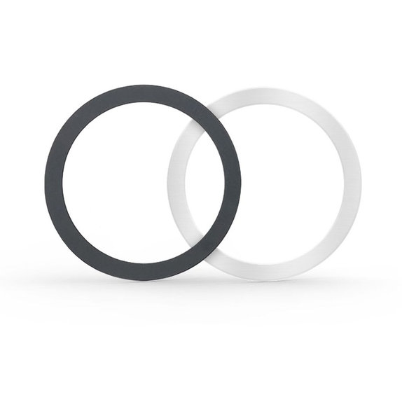 Magnetic MagSafe ring MagMat MagSafe 2-PACK Black &, silver, Tech-Protect