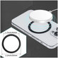 Magnetic MagSafe ring MagMat MagSafe 2-PACK Black &, silver, Tech-Protect