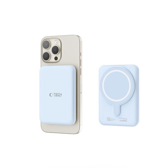 Power bank PB10 Lifemag MagSafe 5000mAh, blue, Tech-Protect