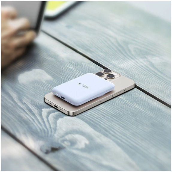 Power bank PB10 Lifemag MagSafe 5000mAh, blue, Tech-Protect
