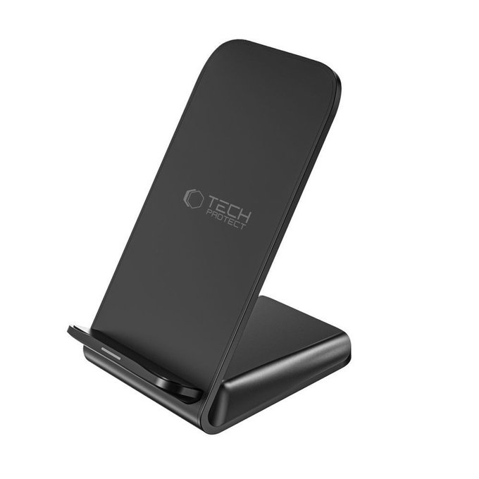 Wireless charger QI15W-S2 15W, black, Tech-Protect