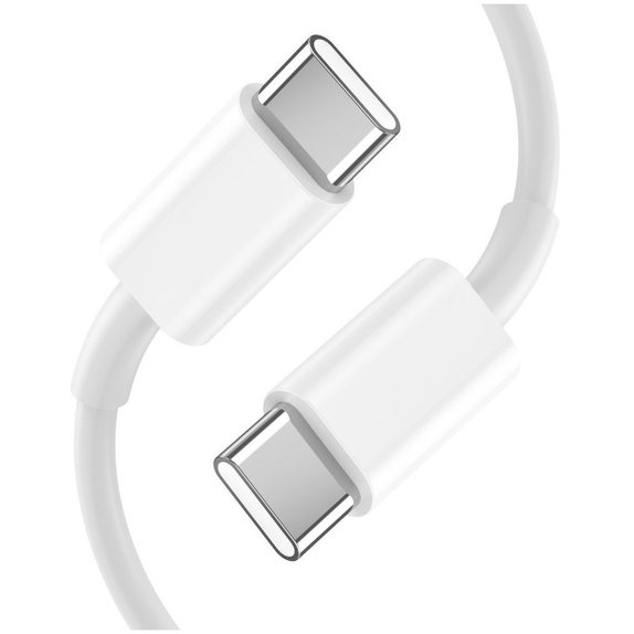Wall charger C20W 2-PORT PD 20W / QC3.0 + USB-C Cable, white, Tech-Protect