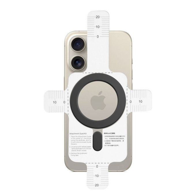Magnetic MagSafe ring MagMat MagSafe, black, Tech-Protect