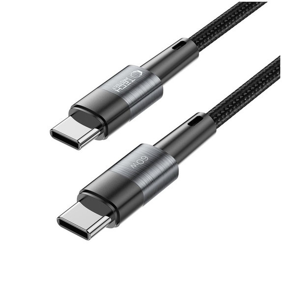 Cable Ultraboost USB-C Cable PD 60W / 3A 25CM, grey, Tech-Protect