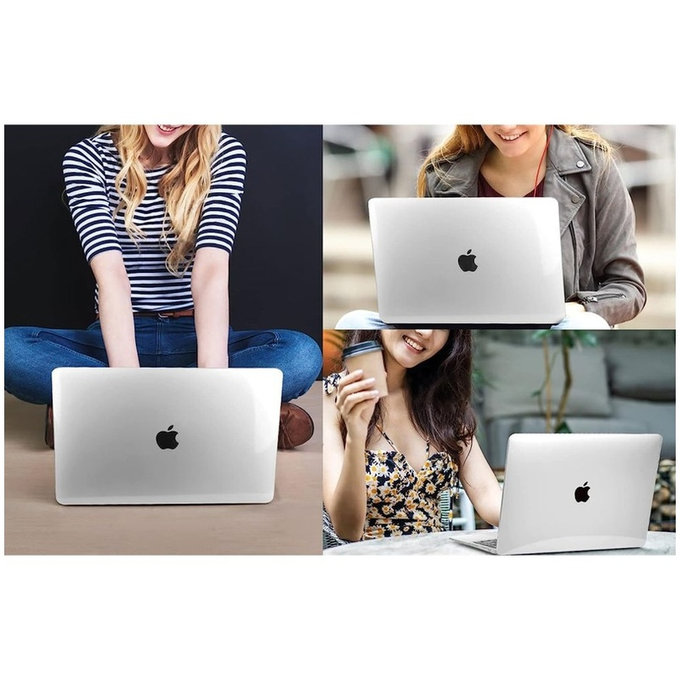 Case Smartshell for MacBook Air 15 M2-M5 2023-2026, Crystal Clear, Tech-Protect